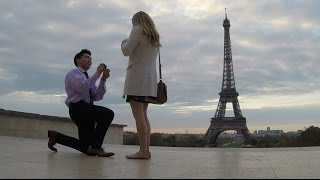 Surprise Paris Trip amp Proposal [upl. by Skeie]