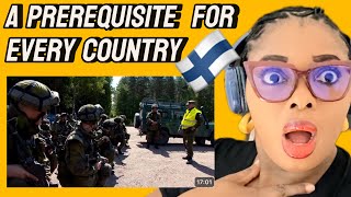 Reaction To Finnish Conscription 🇫🇮 [upl. by Nyla277]