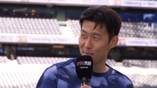 Son Heungmin’s happy postmatch interview after brace against Everton 40 [upl. by Mccollum]