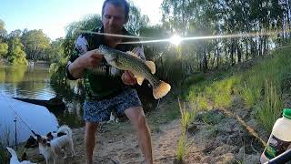 fishing on the murray river YARRAWONGA 2022 [upl. by Samaj617]