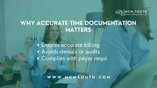 Time requirements for CPT codes in behavioral health by MCMSouth [upl. by Madid792]