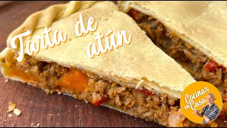 Tarta de atún con masa casera [upl. by Duthie]