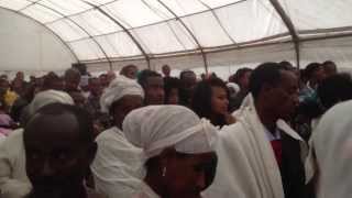 Ethiopian Immigrants singing the Israeli national anthem [upl. by Lamek]