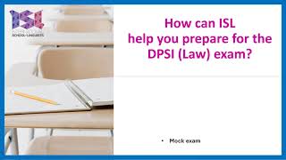 DPSI preparation courses [upl. by Phelan]