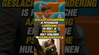 GESLACHTSVERANDERING IS PSYCHISCHE AANDOENING EN MOET JE PSYCHISCHE HULP VERLENEN vanmeijeren fvd [upl. by Baniaz]