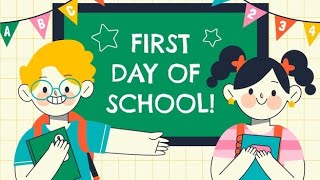 First Day of School  Morning Routines for Kids Songs 🍎 [upl. by Alodie]