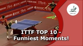 Table Tenniss 10 Funniest Moments [upl. by Spragens]