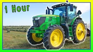 Tractors for Children – 1 hour of Machines for Kids Collection [upl. by Shannen520]