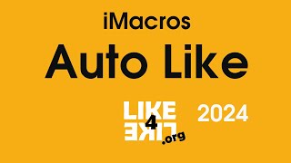 iMacros like4like bot 2024  Facebook auto like [upl. by Iroc]