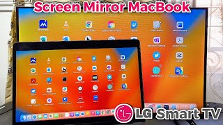 How to Screen Mirror MacBook to LG Smart TV [upl. by Jory]