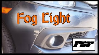 HOW TO CHANGE a fog light on a 2017 Honda Civic [upl. by Ettegirb]