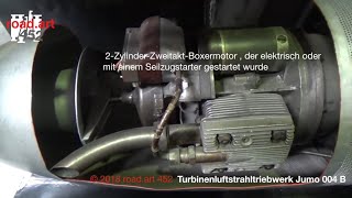 Junkers Jumo TL 004 B  Elemente amp Aufbau  Das erste serienreife Strahltriebwerk aus der Nähe [upl. by Kirit]