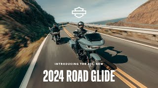 2024 HarleyDavidson Road Glide Motorcycle  Blacktop and Black Sands [upl. by Doscher]