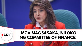 NAKAKAGULAT NA BALITA AYUDA PARA SA MAGSASAKA NINAKAW NG COMMITTEE OF FINANCE [upl. by Dredi844]