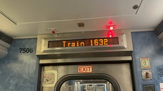 MetroNorthNJ Transit Multilevel Train Ride from Spring Valley to Hoboken 1632 [upl. by Ahserb781]