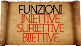 Funzioni Iniettive Suriettive e Biiettive [upl. by Cockburn]