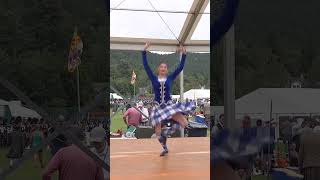 Champion dancer Michelle Gordon highlanddancing Highland Fling at 2024 Ballater Games shorts [upl. by Sitnerp854]