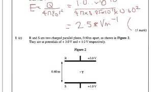 A Level Physics AQA Year 13 Mock Exam Q1 Electric Fields [upl. by Laynad]