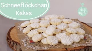 Schneeflöckchen  Weihnachtsplätzchen und Weihnachtsgebäck  Backen mit Liebe  Juli Liebe ♥ [upl. by Kylila]