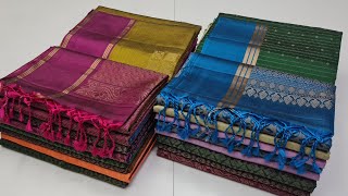 Coimbatore Pure Soft Silk Sarees Weaver  Vairaoosi Pattern  World Wide Shipping Available [upl. by Afirahs]