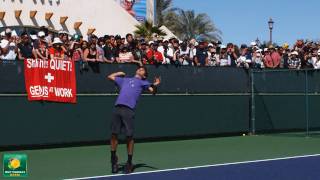 Roger Federer Serves in Slow Motion HD  Indian Wells Pt 08 [upl. by Mallin742]