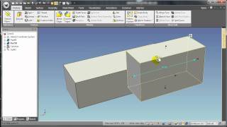 111230  IRONCAD  Split Part [upl. by Ettenel]