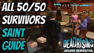 Saint TrophyAchievement Guide  All 5050 Survivors  Dead Rising Deluxe Remaster [upl. by Glarum]