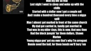 meek milltraumatized lyrics [upl. by Ycak264]