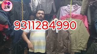 JAFRABAD JACKET MARKET DELHI  JJW [upl. by Ralli]