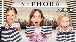 I BOUGHT My DAUGHTERs DREAM SEPHORA ORDERS no budget [upl. by Aiuqcaj]