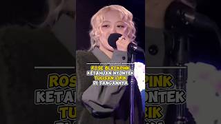 Rose BLACKPINK ketahuan nyontek tulisan lirik ditangannya kpop shorts [upl. by Valentin]