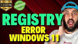 Registry Error Windows 11 [upl. by Cob]