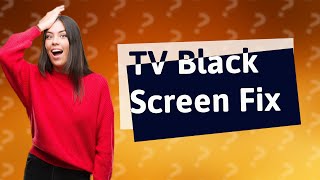 How to fix a TCL Roku TV black screen [upl. by Ahsenahs]