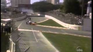 1997 CART Austrailian IndyCarnival Christian Fittipaldi Crash ABC Version [upl. by Mitchell]