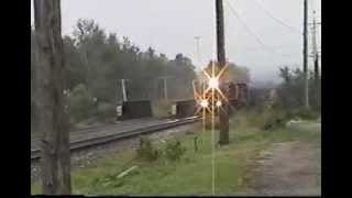 Missabe ore train downgrade on Proctor Hill  1998 [upl. by Yevreh]