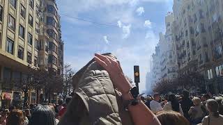 Mascletà Fallas Valencia 13032024 [upl. by Yrokcaz]