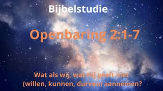 Bijbelstudie  Openbaring 217  Wat als wij wat Hij geeft niet ontvangen  Jacob Rommers [upl. by Lah646]