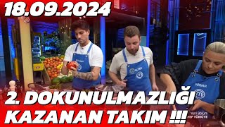 MasterChef 18 Eylül İkinci Dokunulmazlık Oyununu Kazanan Takım Belli Oldu  Yeni Bölüm Fragmanı [upl. by Graces790]