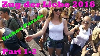 2 Zug der Liebe Berlin 2016 Techno Parade Loveparade 22 [upl. by Carolynne656]