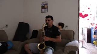 teste inicio sax tenor hoyden dedico este video a Fabio Almeida [upl. by Jovita]