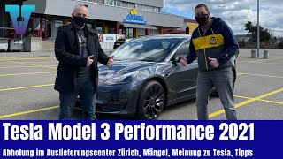 Tesla Model 3 Performance abholen  Tipps für die Abholung Deutsch 4K  Vision E Drive 86 [upl. by Otero]