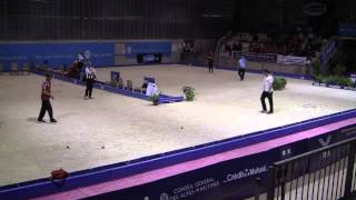 Petanque Tete a tete WM 2015 Nizza Finale Cup de Nation Austria vs Germany Part 1 [upl. by Theressa558]