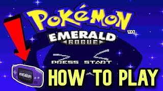 How To Download and Setup Pokemon Emerald Rogue V20 [upl. by Anidam]