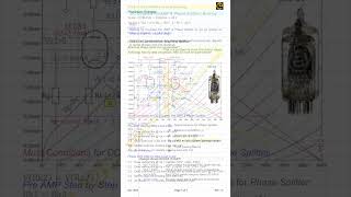 ECC83 12AX7 DC Coupled PreAMP amp Phase Splitter Biasing [upl. by Lefton]