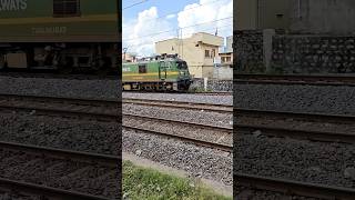 WAG9 HC locomotive Pulling Parcel van mal gadi freighttrain goodstrains expresstrain [upl. by Eimmas]