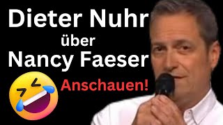 DIETER NUHR im Ersten über Nancy Faeser und die wahre Gefahr für die Demokratie in Deutschland [upl. by Orfinger415]