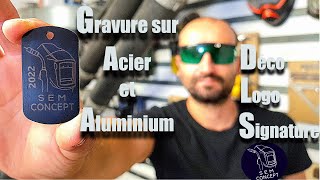 Comment faire une gravure sur du métal [upl. by Otrevlig]