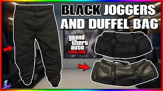 GTA 5 HOW TO GET BLACK JOGGERS AND BLACK DUFFEL BAG AFTER PATCH 169  GTA Online [upl. by Inez221]