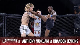 Gamebred Bareknuckle 5 Anthony Njokuani vs Brandon Jenkins [upl. by Anelac]