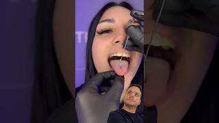 Tongue piercing [upl. by Breana]